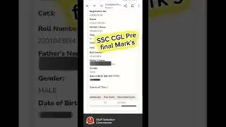 my SSC CGL journey 2024//SSC CGL MAINS 2024//SSC CGL PRE Mark's ❣️//SSC CGL MAINS 2025