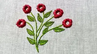 How To Do Raised Cup Stitch For Beginners