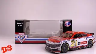 2025 Джош Берри, гонка в Лас-Вегасе, победа, Motorcraft Ford Mustang, литая модель NASCAR, обзор,...