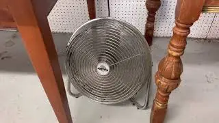 Portable Fans At A Thrift Store