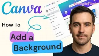 How To Add A Background In Canva | Canva Tutorial 2025