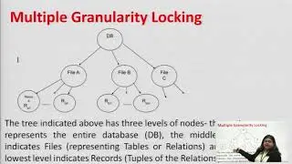 Concurrency Control: Graph &ndash;Based Locking Protocol and Multiple Granularity Locking