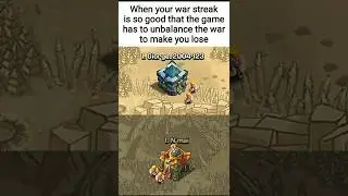 When the game wants you to lose the war in COC | #shorts #clashofclans
