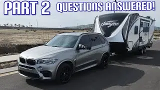 BMW X5M Towing Travel Trailer- Part 2- Q&A