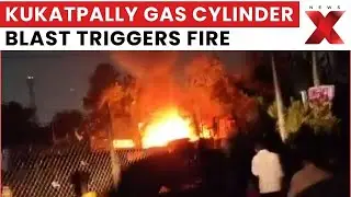 Hyderabad Gas Leak: Major LPG Cylinder Fire in Kukatpally Sparks Explosions, Residents Evacuated