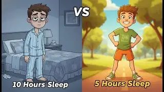 ليه في ناس بتنام 5 ساعات وتصحي فريش؟ السر أخيرًا اتكشف 😳