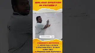 What is Walrus ?| Walrus Operator in Python | தமிழில்   | in Tamil | #shorts