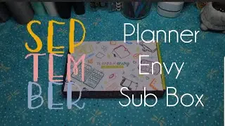 Unboxing: September Planner Envy Sub Box