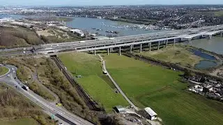 Spectacular Drone Footage View of Medway River From Ranscombe Farm Nature Reserve