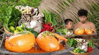 Wow! Yummy Pig Stomach Stuffing with Special Ingredient Pork Belly Recipe
