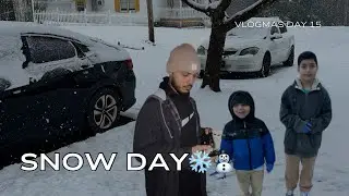 A Quiet Snow Day at Home❄️⛄️(Vlogmas Day 15)