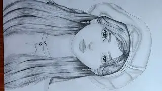 new drawing girl face ||how to draw a beautiful girl face pencil sketch#pencildrawing #drawing #art