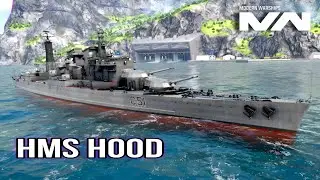 [HMS HOOD BATTLESHIP] Buff cannon Accuracy Alpha Test: Modern Warships mobile gameplay 