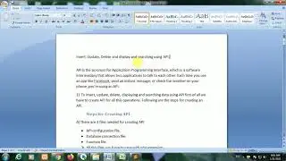 5.1 Insert API and Insert from Android Studio