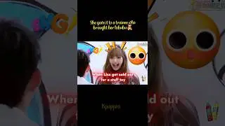 Lisa got sold out  for a toy 😅🤣😂Labubu #shorts #lisa #chuangasias2 #blackpink