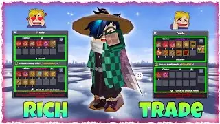 🔥 Rich Trade 🤑🔥 BlockManGo SkyBlock | How to Get Rich Trade | UjjwalBG | #viral 