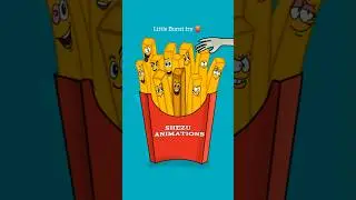 french fries 🍟  (perfect animations) #shorts #animation