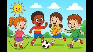 🏃&zwj;♂️ Outdoor Games for Kids 🌳⚽ | Fun & Learning 🌈