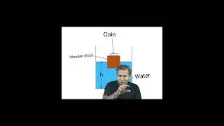 Socho socho, wooden block par rakha coin water me gir jaye to water ka level badhega ya ghatega!