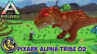 PixARK: SAVING PETER THE RABBIT TILL TREX  E02! [ Pix ARK RePuG Gameplay]