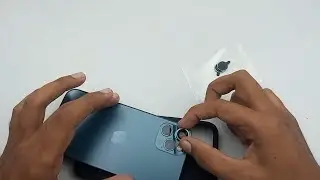 Install Camera Glass Protector iPhone