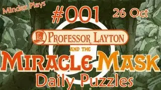 Professor Layton and the Miracle Mask: Daily Puzzles - Day 001 - 26/10/12 - The Alchemist's Lair 01