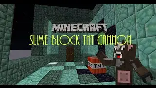 Minecraft tutorial: Slime Block TNT cannon (works in 1.8)