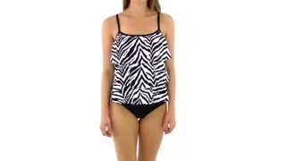 Maxine Bold Beauty Tiered Tankini Top | SwimOutlet.com