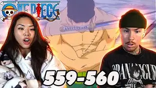 ZORO IS THE GOAT! 🐐 | ONE PIECE Ep 559 & 560 REACTION