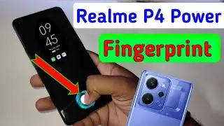 Realme p4 power me in display fingerprint lock kaise lagaye/fingerprint screen lock settings //
