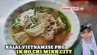 Halal Pho In Ho Chi Minh City Vietnam 🇻🇳 | Pantesan Rame Dan Terkenal Masaknya 5 Jam‼️