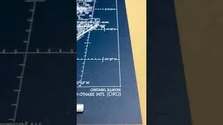 Chicago O'Hare Airport Diagram Art
