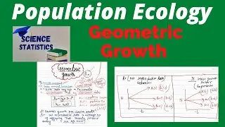 Geometric Growth||Population Ecology #lifescience#csirnet#Ecology