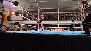 clip of Vanna black vs aaron uno at hamilton pro wrestling (12/6/24)