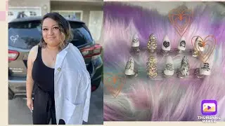 Make my graduation nails with me!! 💅# lvntorn #nailtech #nails #RN #LVN #CNA