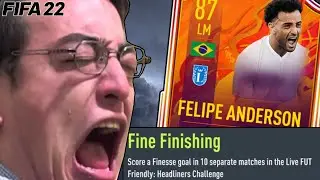 i completed HEADLINERS FELIPE ANDERSON and now i hate life...