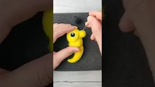I made a shiny Caterpie #pokemon #crafts #art