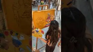 Itni grmi Mai college 🥵🥵 ART college vlog &hellip;#artvlog #bhulife #art