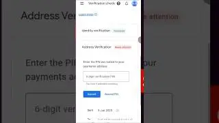 AdSense PIN Verification #Google #AdSense #PIN #Verification #Code #yorktechd2l