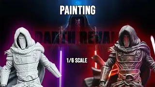 Knights of the Old Republic - Darth Revan - Painting 1/6 Scale Figure Start to Finish