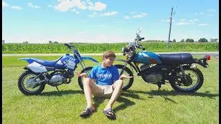 Yamaha Ttr 90 vs Kawasaki km 100!!!