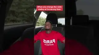 When the Christmas tune is playing and you change the radio station