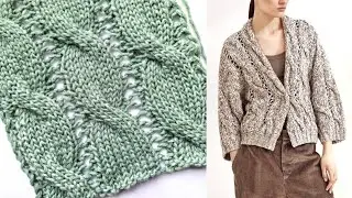 Cute openwork cords ⭐️ Cardigan and sweater pattern by Cucinelli ⭐️ Diagram