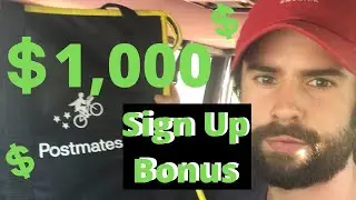 NEW $1,000 POSTMATES Sign Up Bonus