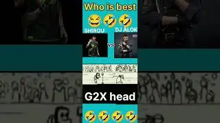 SHIROU vs DJ ALOK  Funny Challenge singing dancing video#shorts#viralshorts#freefire #shortvideos