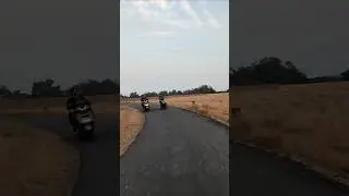 Early morning Bike ride 🏍️. A Safe road bike ride sounds like a plan 😊! #ytshorts #bike
