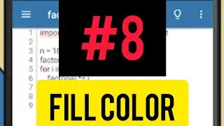 Turtle graphics | Pydroid | Fill color in python | Logical - TV