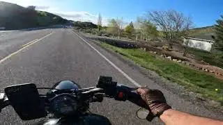 Blacksmith Fork canyon, end back to Logan Utah. Indian Scout Bobber