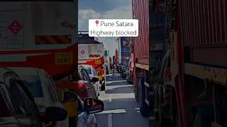 Pune Satara highway 😱 please don&rsquo;t travel today #travel #youtubeshorts #shorts