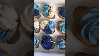 blue cupcake ideas 🍩🍦🍭🎂❤️#short#skill#good#look🍦🍭🎂❤️